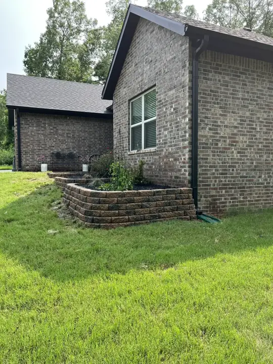 Block Retaining Wall Foundation Nwa