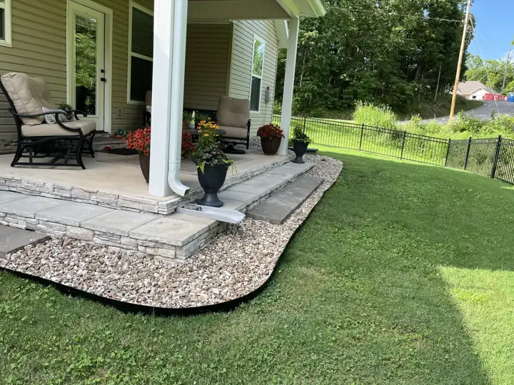 Patio Stone Steps Landscaping