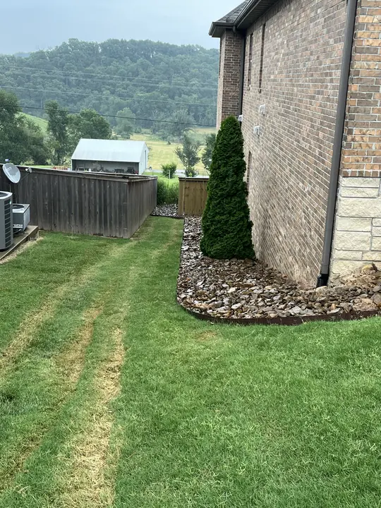 Side Yard Rock Bed Springdale