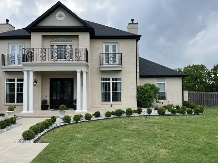 Vista Estate Front Landscaping Springdale